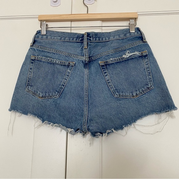 AGOLDE Parker Cut-Off Denim Shorts - swapmeat - Picture 7 of 8